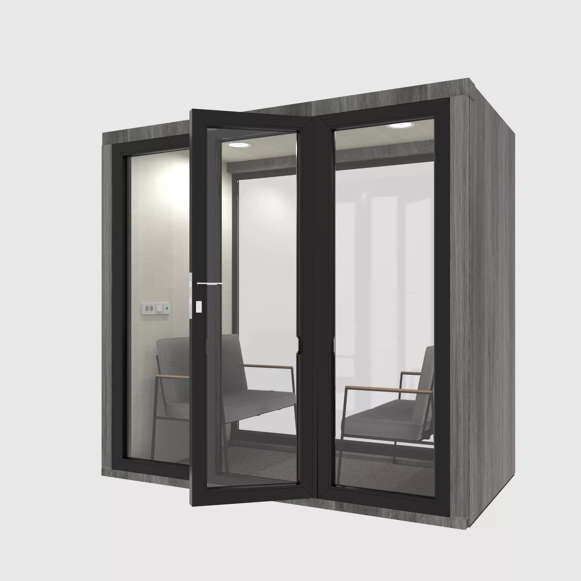 Акустическая кабина Cube Office Glass 4x (двухстороннее остекление)