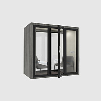 Акустическая кабина Cube Office Glass 4x (двухстороннее остекление) фото 1