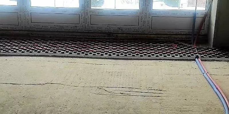 Подготовка к стяжке в деревне Молоденово фото 2
